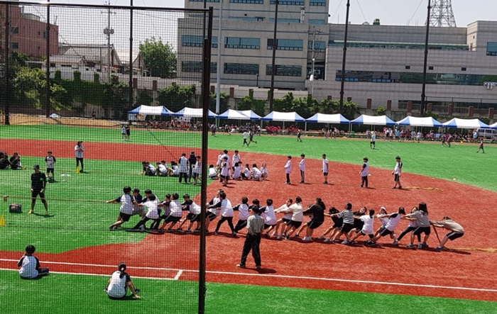 [포토] 꿈나무들이 자라는 곳 '천안북중학교' 체육대회